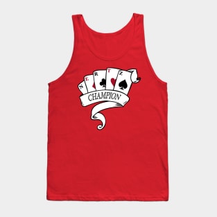 NERTZ Champion Card Game Scroll Shirt Tank Top